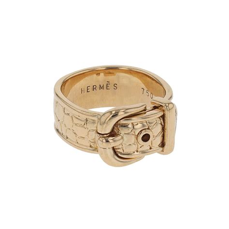 bague hermès or|authentic hermes rings.